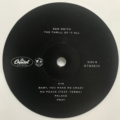 Sam Smith (12) : The Thrill Of It All (LP, Album, Whi)