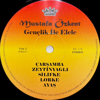 Mustafa Özkent Ve Orkestrası : Gençlik İle Elele (LP, Album, RE)