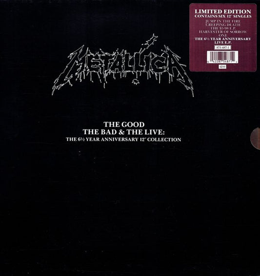 Metallica : The Good The Bad & The Live: The 6½ Year Anniversary 12" Collection (12", Single, RE + 12", Single, RE + 12", EP + 12",)