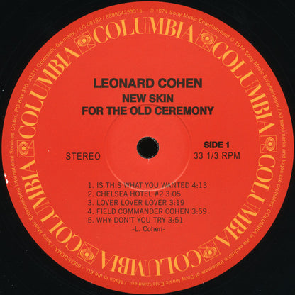 Leonard Cohen : New Skin For The Old Ceremony (LP, Album, RE, 180)