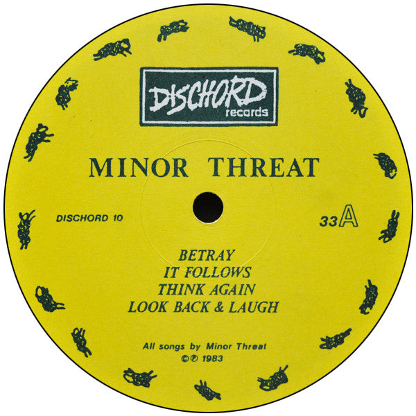 Minor Threat : Out Of Step (12", EP, RM, Rem)