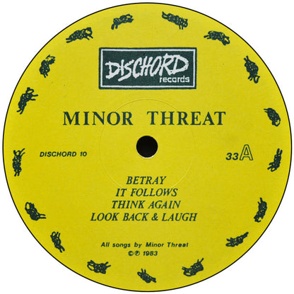 Minor Threat : Out Of Step (12", EP, RM, Rem)
