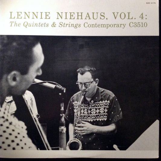 Lennie Niehaus : Vol. 4: The Quintets & Strings (LP, Album, Mono, RE)