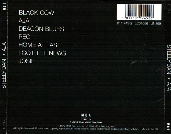 Steely Dan : Aja (CD, Album, RE, RM)