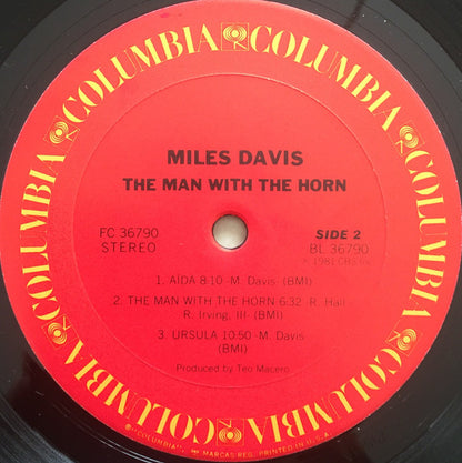 Miles Davis : The Man With The Horn (LP, Album, Ter)