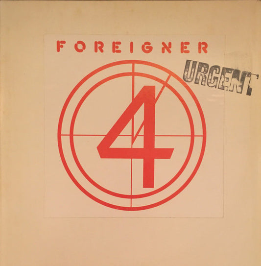 Foreigner : Urgent (12", Promo)