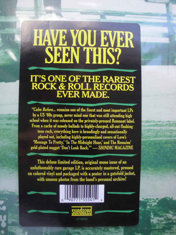 The Rising Storm : Calm Before... (LP, Album, Mono, RE, Yel)