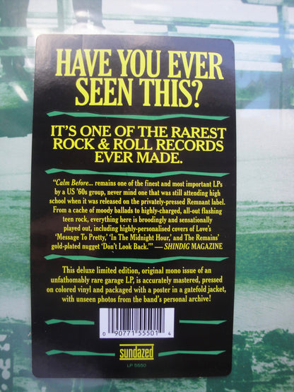 The Rising Storm : Calm Before... (LP, Album, Mono, RE, Yel)