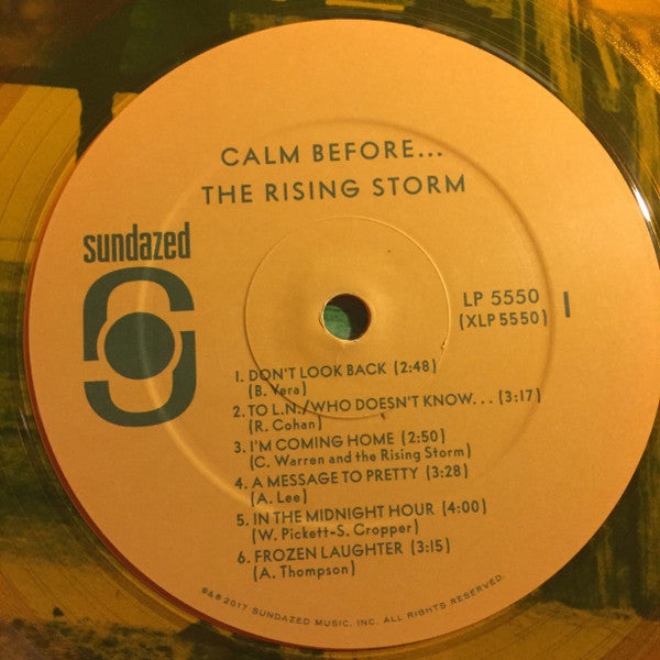The Rising Storm : Calm Before... (LP, Album, Mono, RE, Yel)