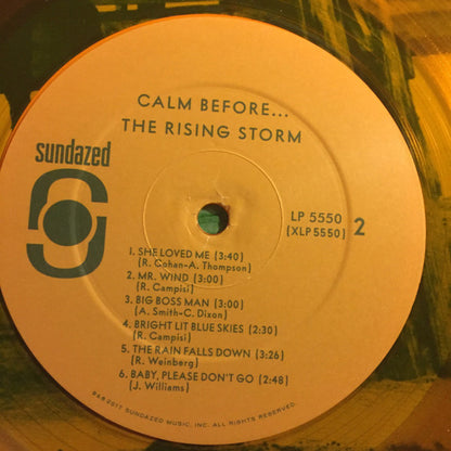 The Rising Storm : Calm Before... (LP, Album, Mono, RE, Yel)