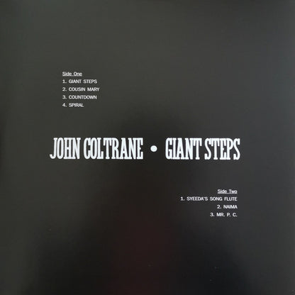 John Coltrane : Giant Steps (LP, Album, RE, 180)