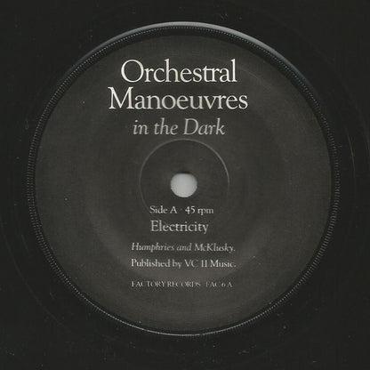 Orchestral Manoeuvres In The Dark : Electricity (7", Single)