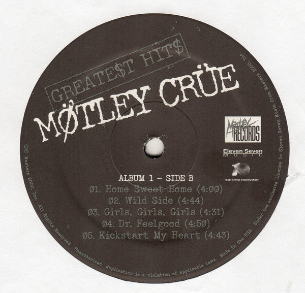 Mötley Crüe : Greate$t Hit$ (2xLP, Comp, RE)