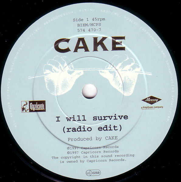 Cake : I Will Survive (7", Single)