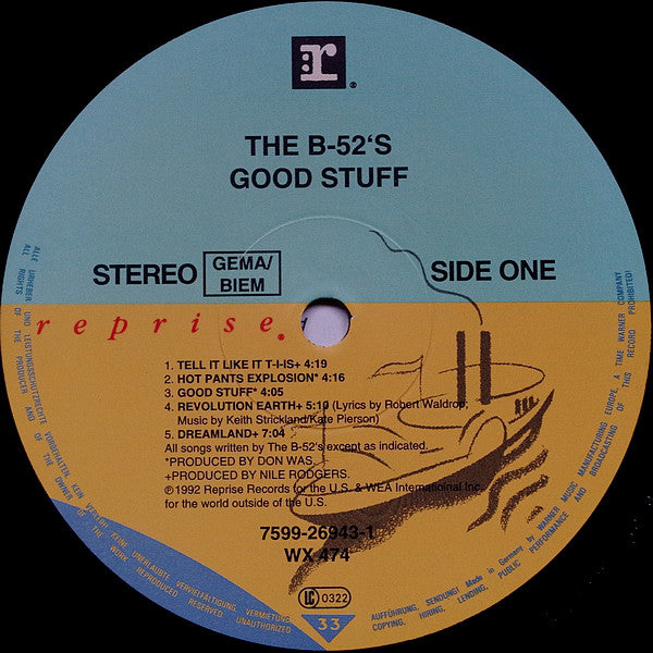The B-52's : Good Stuff (LP, Album)
