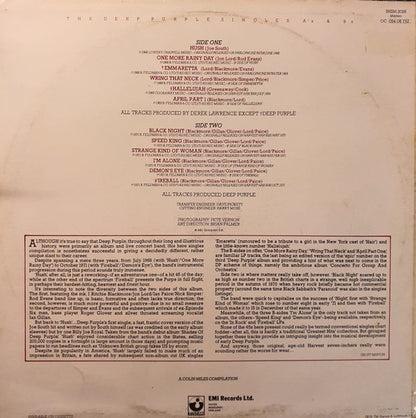 Deep Purple : The Deep Purple Singles A's & B's (LP, Comp)