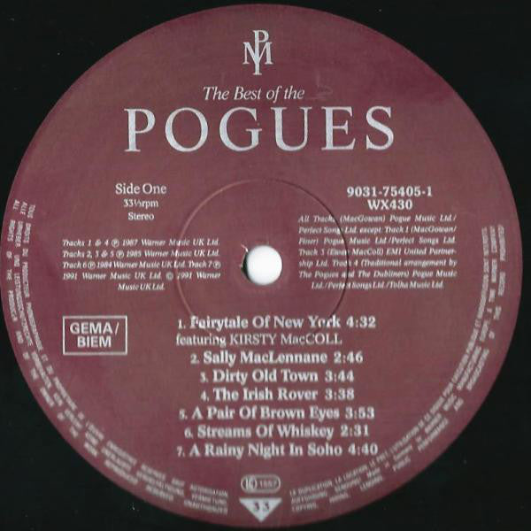 The Pogues : The Best Of The Pogues (LP, Comp)