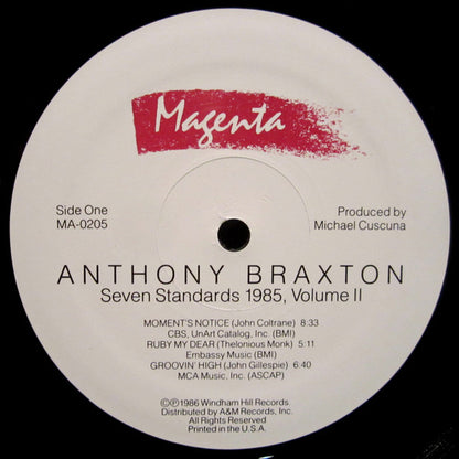 Anthony Braxton : Seven Standards 1985, Volume II (LP, Album)