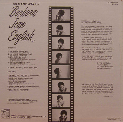 Barbara Jean English : So Many Ways... (LP, Album)