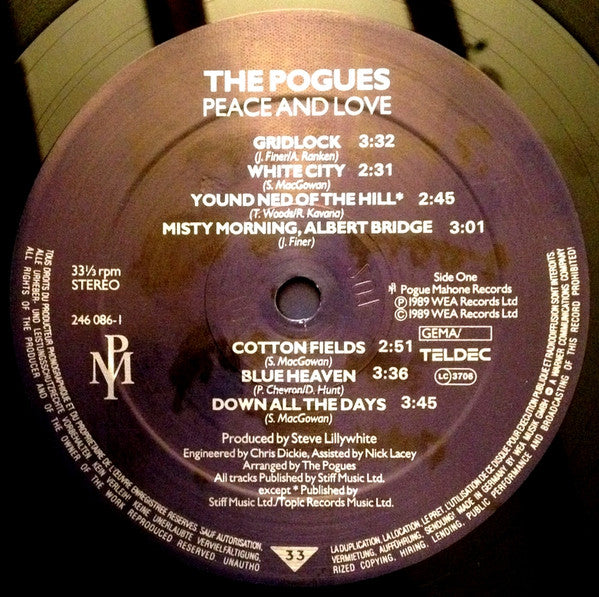 The Pogues : Peace And Love (LP, Album)