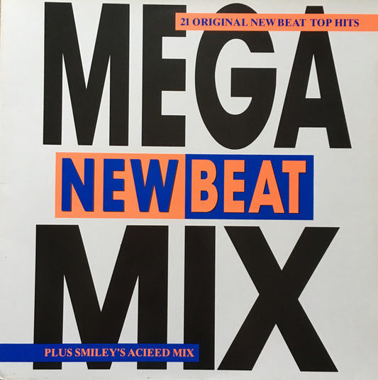 Various : New Beat Megamix (12", Mixed, Gat)