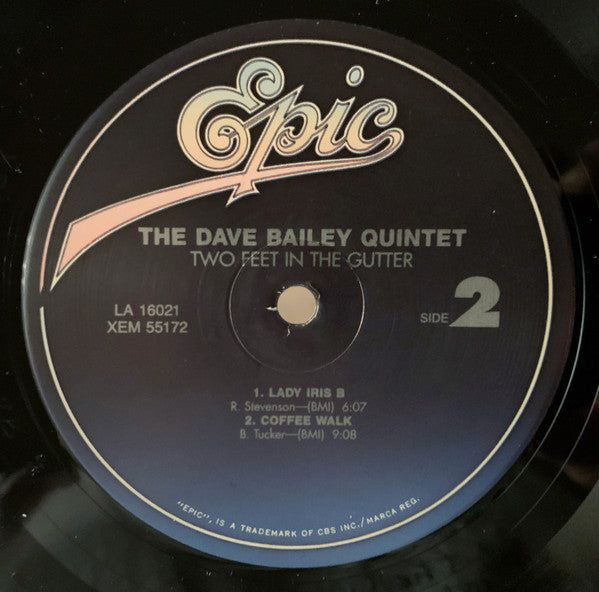 The Dave Bailey Quintet : 2 Feet In The Gutter (LP, Album, Mono, RE)