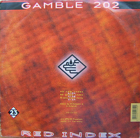 Gamble 202 : Red Index (12")
