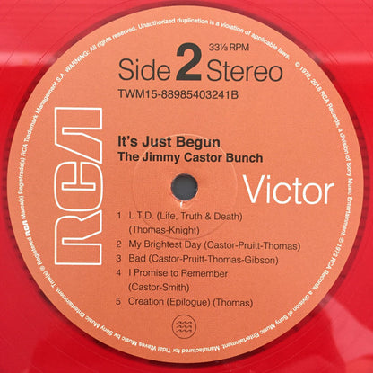 The Jimmy Castor Bunch : It's Just Begun (LP, Album, RSD, Ltd, RE, Red)