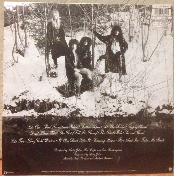 Cinderella (3) : Long Cold Winter (LP, Album)