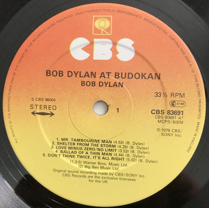 Bob Dylan : Bob Dylan At Budokan (2xLP, Album)