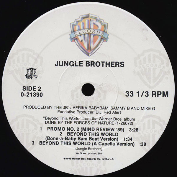 Jungle Brothers : Beyond This World / Promo No. 2 (12", Maxi)