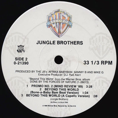 Jungle Brothers : Beyond This World / Promo No. 2 (12", Maxi)