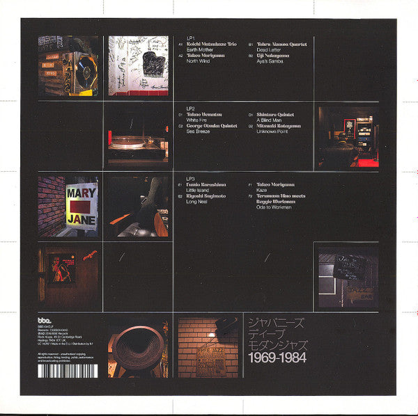 Various : J Jazz: Deep Modern Jazz From Japan 1969-1984 (3xLP, Comp, Gat)