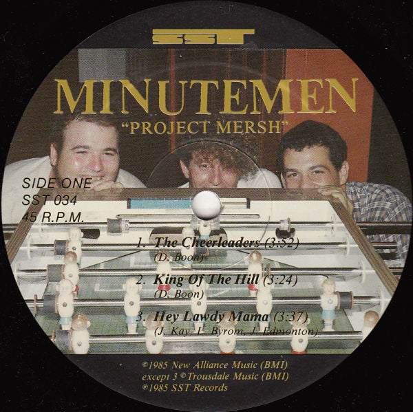 Minutemen : Project: Mersh (12", EP)