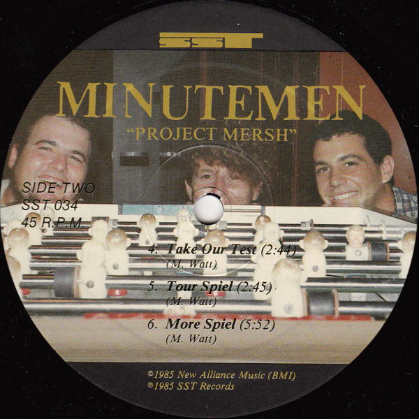 Minutemen : Project: Mersh (12", EP)