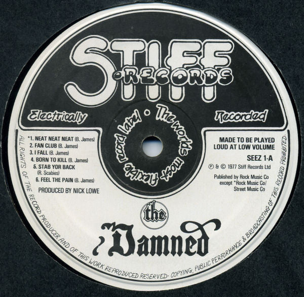 The Damned : Damned Damned Damned (LP, Album, Isl)