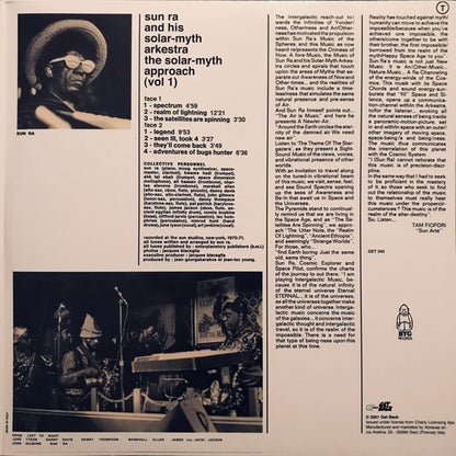 The Sun Ra Arkestra : The Solar-Myth Approach (Vol 1) (LP, Album, RE, RM, 180)