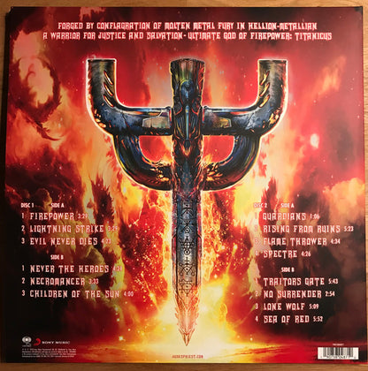 Judas Priest : Firepower (2xLP, Album, Ltd, Yel)