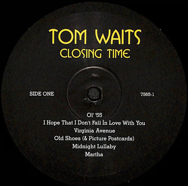 Tom Waits : Closing Time (LP, Album, RE, RM, 180)