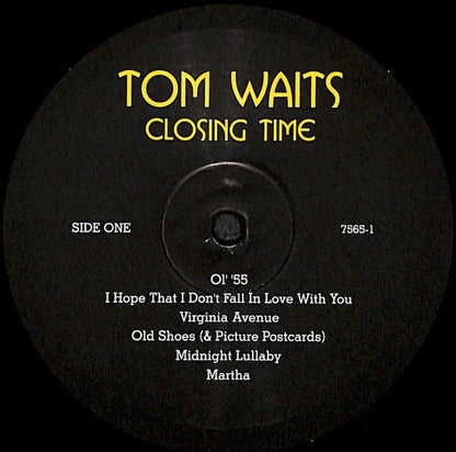 Tom Waits : Closing Time (LP, Album, RE, RM, 180)