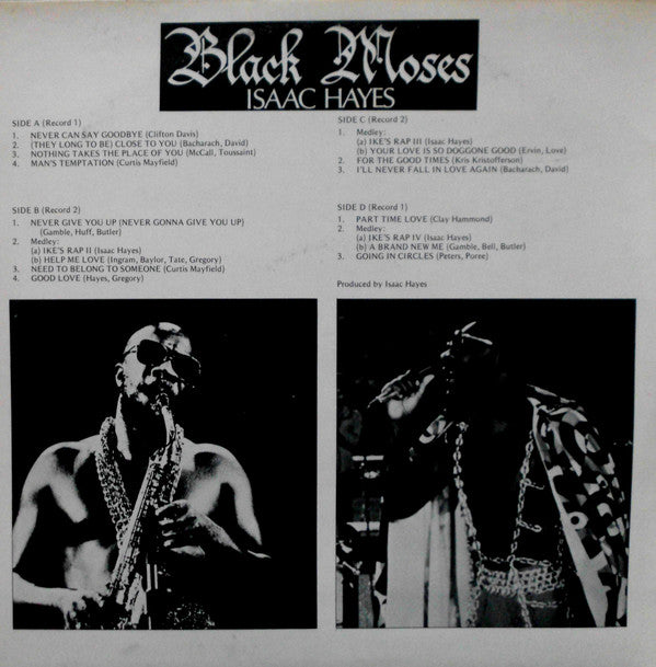 Isaac Hayes : Black Moses 2xLP, Album, RE, Gat (VG / G) - Dig Vinyl