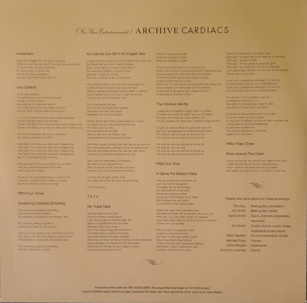 Cardiacs : Archive Cardiacs (LP, Album)