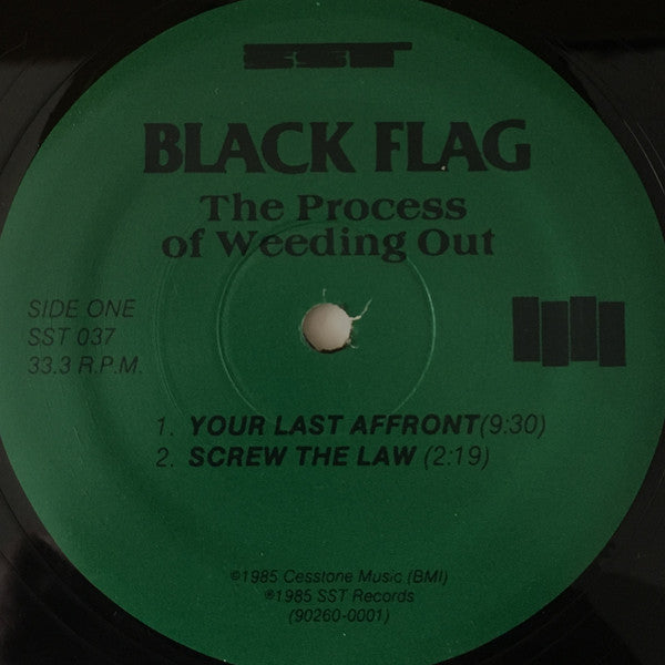 Black Flag : The Process Of Weeding Out (12", EP, RE)