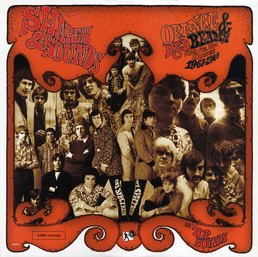 Various : Shapes & Sounds (Orange & Red Beams From The BBC Archives, 1967-1969) (LP, Comp, Num)