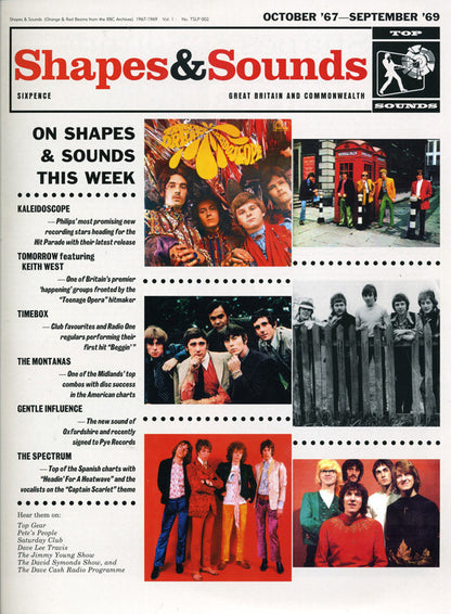 Various : Shapes & Sounds (Orange & Red Beams From The BBC Archives, 1967-1969) (LP, Comp, Num)