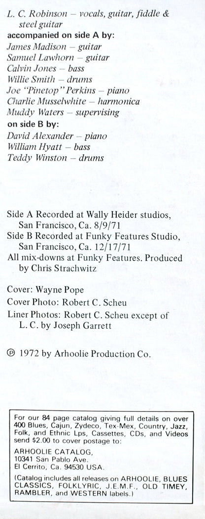 L.C. Good Rockin' Robinson* : Ups And Downs (LP, Album, RP)