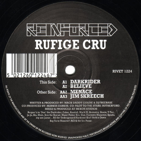 Rufige Cru* : Darkrider (12")