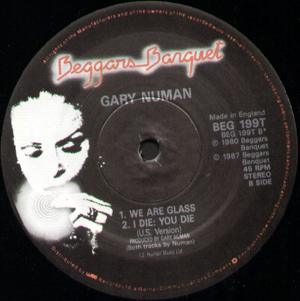 Gary Numan : Cars (12")