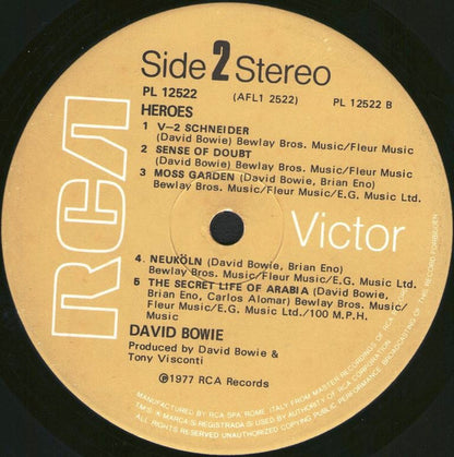 David Bowie : "Heroes" (LP, Album)