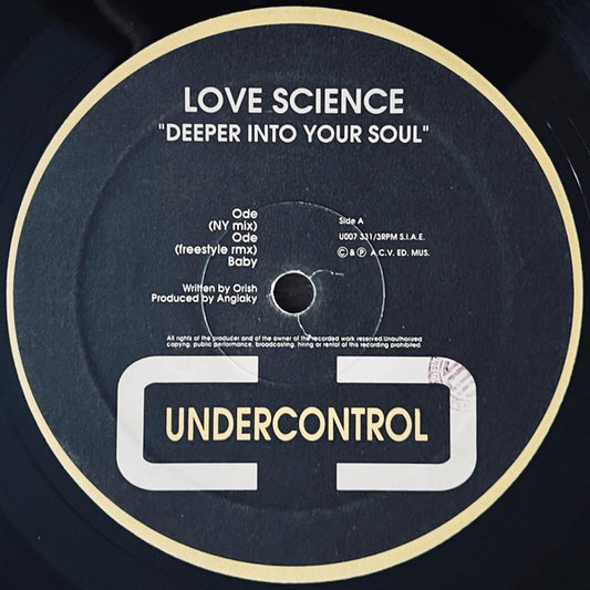 Love Science : Deeper Into Your Soul (12")
